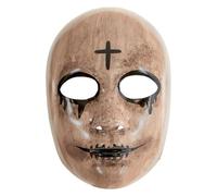 W WIDMANN MILANO Party Fashion - Maschera viso di bambola, horror, clown, plastica, bambola di porcellana, spaventoso costume di Halloween