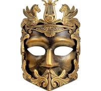 W WIDMANN MILANO Party Fashion - Maschera greco-romana Anike, accessorio, maschera per gli occhi per costumi da divinità, ballo in maschera