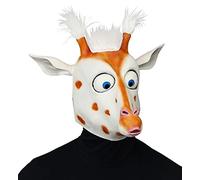 Widmann Srl Maschera Giraffa in Lattice per Adulti, Multicolore, WDM03303