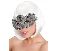 WIDMANN MILANO PARTY FASHION - Maschera per occhi da noblesse, con glitter e pietre preziose, accessorio, veneziano, ballo in maschera