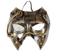 Widmann Milano Party Fashion – Maschera Steampunk dorata – Taglia unica