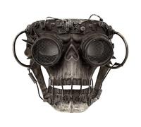 W WIDMANN MILANO Party Fashion - Maschera steampunk per adulti, lupo o teschio, accessorio per carnevale, Halloween