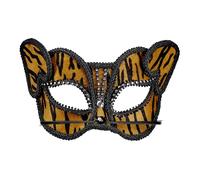 W WIDMANN MILANO Party Fashion, Maschera tigre, Comfort ottimale, design realistico, elastico regolabile, versatile per tutte le occasioni, dimensioni ideali per un indossamento leggero e piacevole
