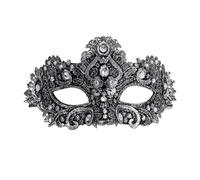 W WIDMANN MILANO Party Fashion - Maschera veneziana, maschera per gli occhi con strass, per carnevale, ballo in maschera