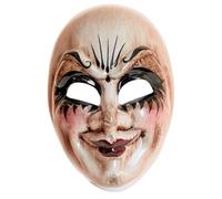 W WIDMANN MILANO Party Fashion - Maschera viso di bambola, horror, clown, plastica, bambola di porcellana, spaventoso costume di Halloween