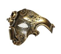 WIDMANN MILANO PARTY FASHION - Mezza maschera steampunk, ballo in maschera, festa a tema, carnevale