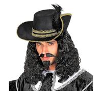 W WIDMANN MILANO Party Fashion MUSKETEER TIG, MOUSTACHE E GOATE in scatola