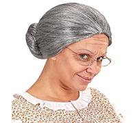 W WIDMANN MILANO Party Fashion- Nonnina Parrucca Adulto, Multicolore, 2087