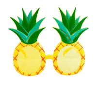 W WIDMANN MILANO Party Fashion - Occhiali a forma di ananas, per donna e uomo, occhiali divertenti per feste hawaiane, per carnevale, festival