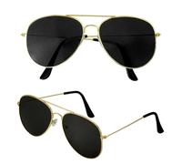 W WIDMANN MILANO Party Fashion - Occhiali con lenti colorate, occhiali da aviatore, accessorio per festa a tema anni '80, carnevale