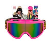 W WIDMANN MILANO Party Fashion - Occhiali da sci/snowboard, accessorio per costumi di carnevale anni '80, festa a tema après-ski