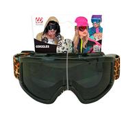W WIDMANN MILANO Party Fashion - Occhiali da sci/snowboard, accessorio per costumi di carnevale anni '80, festa a tema après-ski