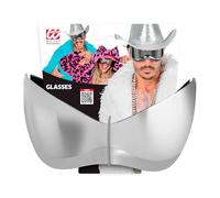 W WIDMANN MILANO Party Fashion - Occhiali giganti per donna e uomo, outfit alla moda, accessorio per costumi di carnevale e feste