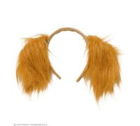 W WIDMANN MILANO Party Fashion, Orecchie per cani in peluche, Comfort ottimale, design realistico, versatile per tutte le occasioni, unisex, facile da pulire Divertiti con stile!