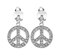 W WIDMANN MILANO Party Fashion - Orecchini hippie “Peace” argento