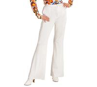 W WIDMANN MILANO Party Fashion - Pantaloni da donna anni '70, hippie, reggae, flower power, disco fever, carnevale