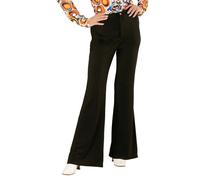 W WIDMANN MILANO Party Fashion - Pantaloni anni '70 per donna, hippie, reggae, flower power, disco fever, carnevale