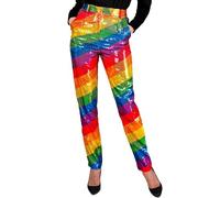 W WIDMANN MILANO Party Fashion - Pantaloni da Donna con Paillettes