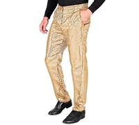 W WIDMANN MILANO Party Fashion Pantaloni da uomo con paillettes scintillanti