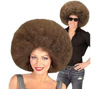 W WIDMANN MILANO Party Fashion - Parrucca afro, riccioli, disco fever, anni '60/'70, festa a tema, carnevale