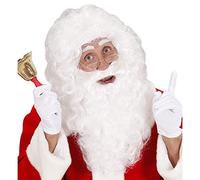 W WIDMANN MILANO Party Fashion Parrucca Bianca e Maxi Barba da Babbo Natale