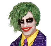 WIDMANN MILANO PARTY FASHION 01989 Parrucca Horror Clown in scatola Joker Festa a tema Halloween, multicolore, Taglia unica