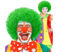 W WIDMANN MILANO Party Fashion - Parrucca da clown per adulti in capelli sintetici, parrucca riccia per carnevale e Halloween