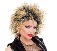 W WIDMANN MILANO Party Fashion, parrucca da pop star anni '80, qualità premium, stile audace, versatile per tutti i costumi, facile da pulire, soddisfazione del cliente garantita