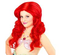 W WIDMANN MILANO Party Fashion - parrucca da sirena per bambini, capelli lunghi, parrucca di capelli sintetici, mondo sottomarino