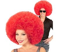 W WIDMANN MILANO Party Fashion - Parrucca gigante riccia per donna e uomo, accessorio per carnevale, feste anni '80, Halloween