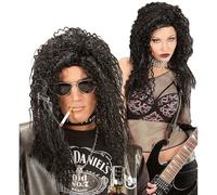 W WIDMANN MILANO Party Fashion - Parrucca Hard Rock nera