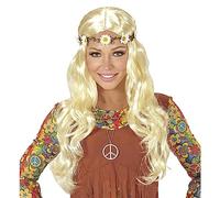 Widmann Milano Parrucca Party Fashion – Hippie o Medievale con Cerchietto per Carnevale