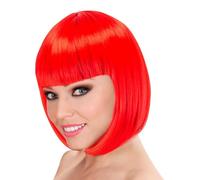 W WIDMANN MILANO Party Fashion - Parrucca Lou Lou, discoteca, parrucca capelli corti, bob, accessorio per costumi in maschera