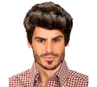 W WIDMANN MILANO Party Fashion, parrucca marrone 'Rick', stile unico, comfort ottimale, versatile, sicura da usare per adulti e adolescenti