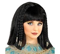 PARRUCCA CLEOPATRA CON TRECCE DECORATE BAMBINA