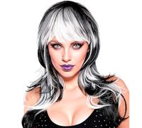 W WIDMANN MILANO Party Fashion - Parrucca regina vampira in capelli sintetici, accessorio per costumi di carnevale e Halloween