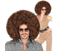 W WIDMANN MILANO Party Fashion - Parrucca riccia, capelli sintetici, disco fever, anni '70, carnevale