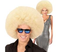 WIDMANN MILANO PARTY FASHION - Parrucca afro, riccioli, Disco Fever, anni '60/'70, festa a tema, carnevale