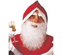 W WIDMANN MILANO Party Fashion - Set barba da Babbo Natale | Con barba, baffi e sopracciglia, adatti per costumi da Babbo Natale, San Nicola e personaggi