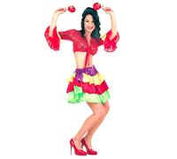 W WIDMANN MILANO Party Fashion- Brasileira Ballerino Costume Donna, Multicolore, (L), 32613