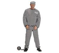 W WIDMANN MILANO Party Fashion - Set costume da detenuto da uomo