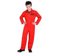 WIDMANN Milano Costume bambino prigioniero Party Fashion - tuta detenuto in maschera