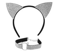 W WIDMANN MILANO Party Fashion - Set costume da gatto per adulti, accessori per carnevale, cosplay