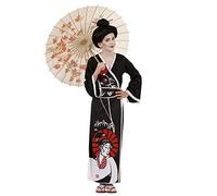 Costume Carnevale Bimba,Ragazza, Kimono Geisha Giapponese PS 19698