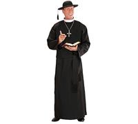 Widmann Costume da Prete Camillo Milano Party Fashion - Uomo adulto, Vescovo, Taglia XL