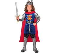 W WIDMANN MILANO Party Fashion - Set costume da re per bambini, 8 pezzi, da cavaliere medievale per Carnevale