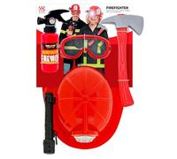 W WIDMANN MILANO Party Fashion - Set costume per bambini, polizia, Swat, operaio edile o pompiere, per carnevale, feste a tema