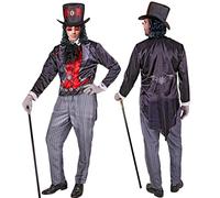 W WIDMANN MILANO Party Fashion - Set costume vampiro, gotico, succhiasangue, per Halloween, carnevale, cosplay