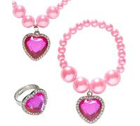 W WIDMANN MILANO Party Fashion - Set di gioielli, collana, orecchini, anello, accessori per costumi da principessa