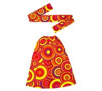 Widmann - Set Hippie anni '60/'70, fascia e guanti, hippie, reggae, flower power